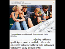 Tablet Screenshot of globalcopy.cz